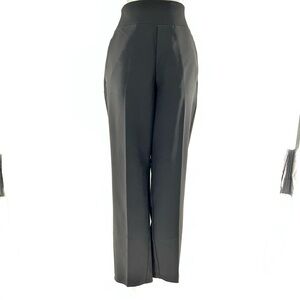 Athleta Black Women's Athleisure Black Knit Trousers Go from Work to Play-Siz 10